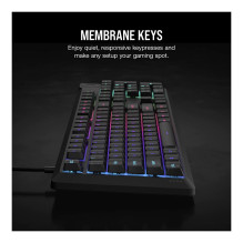 K55 Core RGB gaming keyboard black - membrane gaming keyboard with 10-zone RGB lighting K55 Core RGB gaming keyboard black - membrane gaming keyboard with 10-zone RGB lighting