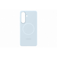 Telefono Dėklas - Samsung Galaxy S26 Plus Silikoninis Magnetinis Dėklas, Belaidis Įkrovimas, Šviesiai Mėlyna