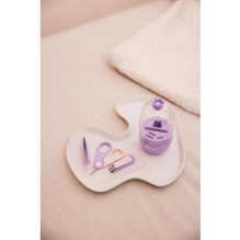 Kūdikių Nagų Priežiūros Rinkinys - Momini Nagų Žirklės, Žirklės, Failas, Tweezers, Lilac Purple Kūdikių Nagų Priežiūros Rinkinys - Momini Nagų Žirklės, Žirklės, Failas, Tweezers, Lilac Purple