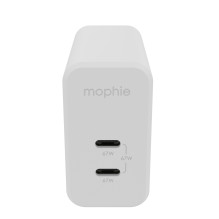 Įkroviklis - Mophie Wall Adapter USB-C PD Dual 67W GaN EU Įkroviklis - Mophie Wall Adapter USB-C PD Dual 67W GaN EU