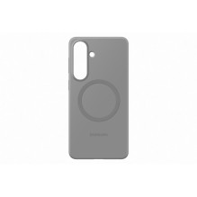 Telefono Dėklas - Samsung Galaxy S26 Plus Silikoninis Magnetinis Dėklas, Belaidis Įkrovimas, Pilkas