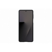 Telefono Dėklas - Samsung Galaxy Flip7 Žiedinis Silikoninis Juodas Telefono Dėklas - Samsung Galaxy Flip7 Žiedinis Silikoninis Juodas