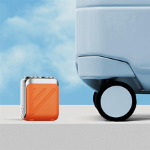 Elektrinis Skustuvas - Metz Traveller Skustuvas, 18 Peiliukų, 9 000 Aps. / Min., USB-C, Atsparus Vandeniui, Oranžinis Elektrinis Skustuvas - Metz Traveller Skustuvas, 18 Peiliukų, 9 000 Aps. / Min., USB-C, Atsparus Vandeniui, Oranžinis