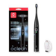 Elektrinis Šepetėlis - Oclean X Kids Smart Screen, 5 Režimai, Švelnūs Šepetėlių Antgaliai Juodas Elektrinis Šepetėlis - Oclean X Kids Smart Screen, 5 Režimai, Švelnūs Šepetėlių Antgaliai Juodas