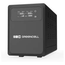 Green Cell UPSLPPC800 Uninterruptible Power Supply AVR UPS 1200VA 800W PowerCore 12 VDC with LCD Display Green Cell UPSLPPC800 Uninterruptible Power Supply AVR UPS 1200VA 800W PowerCore 12 VDC with LCD Display