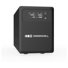 Green Cell UPSLPPC800 Uninterruptible Power Supply AVR UPS 1200VA 800W PowerCore 12 VDC with LCD Display Green Cell UPSLPPC800 Uninterruptible Power Supply AVR UPS 1200VA 800W PowerCore 12 VDC with LCD Display