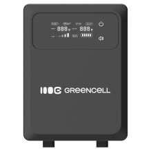 Green Cell UPSLPPC800 Uninterruptible Power Supply AVR UPS 1200VA 800W PowerCore 12 VDC with LCD Display Green Cell UPSLPPC800 Uninterruptible Power Supply AVR UPS 1200VA 800W PowerCore 12 VDC with LCD Display