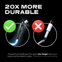 USB-C Kabelis - Statik PowerPivot Pro 1m Duomenų Perdavimo Ir Įkrovimo LED Juodas USB-C Kabelis - Statik PowerPivot Pro 1m Duomenų Perdavimo Ir Įkrovimo LED Juodas