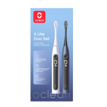 Elektrinis Šepetėlis - Oclean X Lite Duo Rinkinys, 5 Režimai, 40 Dienų Baterijos Veikimas, Tamsiai Mėlyna & Pilka Elektrinis Šepetėlis - Oclean X Lite Duo Rinkinys, 5 Režimai, 40 Dienų Baterijos Veikimas, Tamsiai Mėlyna & Pilka