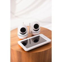 Vaiko Stebėjimo Prietaisas - Momini DreamWatcher 7-Inch HD LCD, Du Kameros, Dviejų Pusių Garso Vaiko Stebėjimo Prietaisas - Momini DreamWatcher 7-Inch HD LCD, Du Kameros, Dviejų Pusių Garso