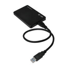 2,5" išorinis USB 3.0 kištukas, be varžtų, juodas 2,5" išorinis USB 3.0 kištukas, be varžtų, juodas