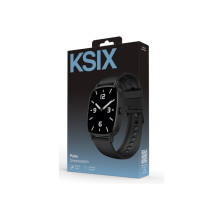 Išmanusis Laikrodis - Ksix PULSE, 1.83" Ekranas, 100+ Sporto Režimų, Juoda