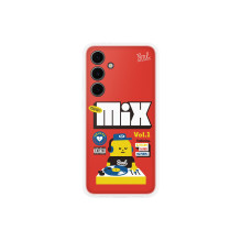 Telefono Dėklas - Samsung MS721CRE Flipsuit Galaxy S24 FE Raudona Balta