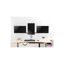 Trigubas monitoriaus laikiklis, 13"-32", aliuminis, 2x dujinė spyruoklė Trigubas monitoriaus laikiklis, 13"-32", aliuminis, 2x dujinė spyruoklė