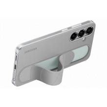 Telefono Dėklas - Samsung Galaxy S25 Plus Dėklas su Stoveliu, Pilkas