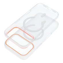 Riff GO ORANGE Mag cover Apple iPhone 17 Pro Max / iPhone 18 Pro max Transparent Riff GO ORANGE Mag cover Apple iPhone 17 Pro Max / iPhone 18 Pro max Transparent