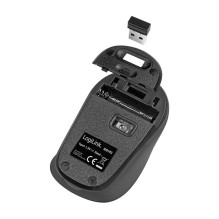 Mouse, Wireless 2.4G, 3-button, DPI Switch, black Mouse, Wireless 2.4G, 3-button, DPI Switch, black