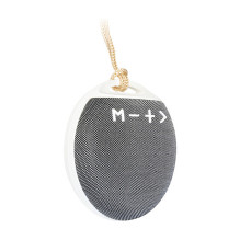 Portable BT 4.2 Speaker, fabric covering, round shape
