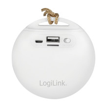 Portable BT 4.2 Speaker, fabric covering, round shape