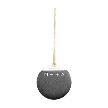 Portable BT 4.2 Speaker, fabric covering, round shape