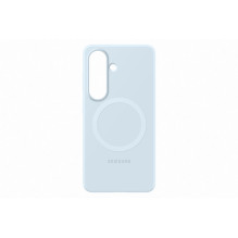 Telefono Dėklas - Samsung Galaxy S26 Silikoninis Magnetinis Dėklas, Belaidis Įkrovimas, Šviesiai Mėlyna Telefono Dėklas - Samsung Galaxy S26 Silikoninis Magnetinis Dėklas, Belaidis Įkrovimas, Šviesiai Mėlyna