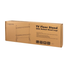 TV Floor stand, 4 walnutwood legs, 49"-70 TV Floor stand, 4 walnutwood legs, 49"-70