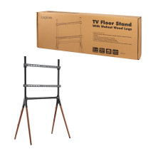 TV Floor stand, 4 walnutwood legs, 49"-70 TV Floor stand, 4 walnutwood legs, 49"-70