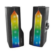 Speaker, Active, Soundbar, with Lighting, 2.0 CH, BT / 3.5mm stereo
