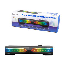 Speaker, Active, Soundbar, with Lighting, 2.0 CH, BT / 3.5mm stereo