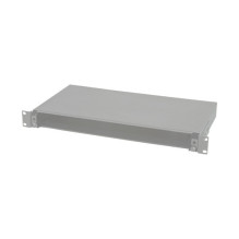 Logilink Šviesolaidinė komutacinė panelė 19" / 1U, stumdomo tipo, pilka, be apkrovos Logilink Šviesolaidinė komutacinė panelė 19" / 1U, stumdomo tipo, pilka, be apkrovos