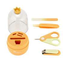 Children's Nail Care Set - Momini Sunny Nail Clippers, Scissors, File, Tweezers, Apsauga from Children Children's Nail Care Set - Momini Sunny Nail Clippers, Scissors, File, Tweezers, Apsauga from Children