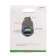 Car Charger - 4smarts Rapid 30W Quick Charge, Matt Grey
