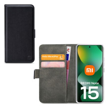 Dėklas - Mobilize Classic Gelly Wallet Book Case For Xiaomi Redmi Note 15 5G Black