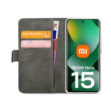 Dėklas - Mobilize Classic Gelly Wallet Book Case For Xiaomi Redmi Note 15 5G Black