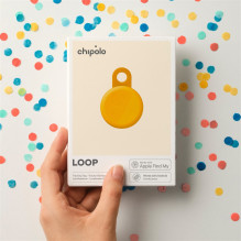 Bluetooth Tracker - Chipolo LOOP Rechargeable Tracker With Silicone Loop iOS Android, Yellow