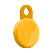 Bluetooth Sekiklis - Chipolo LOOP Įkraunamas Sekiklis Su Silikono Kilpa iOS &amp; Android, Geltona