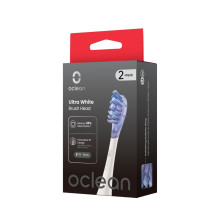 Electric toothbrush heads - Oclean Ultra White, 2 pcs., Medium Hardness, White