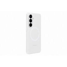 Telefono Dėklas - Samsung Galaxy S26 Plus Silikoninis Magnetinis Dėklas, Belaidis Įkrovimas, Balta