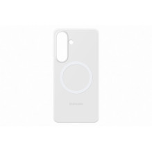 Telefono Dėklas - Samsung Galaxy S26 Plus Silikoninis Magnetinis Dėklas, Belaidis Įkrovimas, Balta