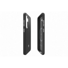 Telefono Dėklas - Samsung Galaxy S25 Enzo Aramid, Plonas Dizainas, Juoda Sidabrinė Telefono Dėklas - Samsung Galaxy S25 Enzo Aramid, Plonas Dizainas, Juoda Sidabrinė