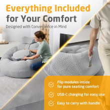 Medisana RS100 Bubble Sofa with Massage Grey Medisana RS100 Bubble Sofa with Massage Grey