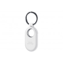 Telefono Dėklas - Samsung SmartTag2 Silikoninis Dėklas Su Karabininiu Žiedu, Baltas Telefono Dėklas - Samsung SmartTag2 Silikoninis Dėklas Su Karabininiu Žiedu, Baltas