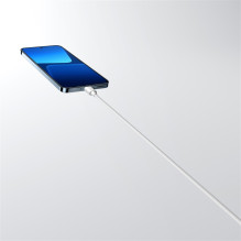 Kabelis - Xiaomi 3A Pintas USB-C į USB-C Kabelis 1m, Greitas Įkrovimas, Baltas