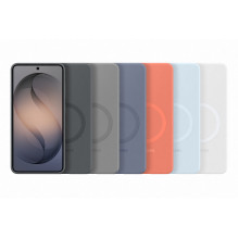Telefono Dėklas - Samsung Galaxy S26 Silikoninis Magnetinis Dėklas, Belaidis Įkrovimas, Balta