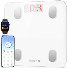 Skaitmeninės Svarstyklės - RENPHO Elis 1S Smart Body Scale, 13 Body Metrics, App Sync, Balta Skaitmeninės Svarstyklės - RENPHO Elis 1S Smart Body Scale, 13 Body Metrics, App Sync, Balta