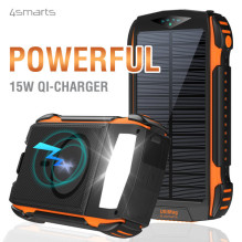 Išorinė baterija - 4smarts TitanPack UltiMag 20 000 mAh juoda balta Išorinė baterija - 4smarts TitanPack UltiMag 20 000 mAh juoda balta