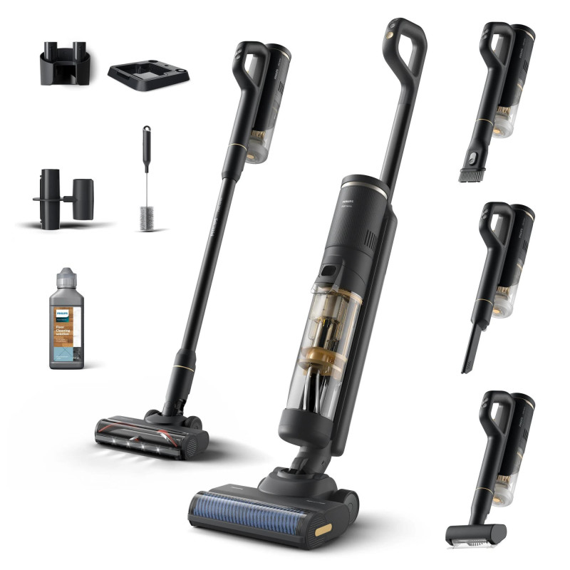 Vacuum CleanerPHILIPSXW7264 / 11Dry&amp;wet3-in-1 stick vacuumBlackBaglessBattery 4.5 kgXW7264 / 11 XW7264 / 11 (8720389