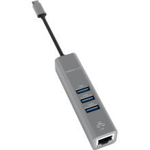 TERRATEC Adapteris Connect C2 USB-C – USB3.0 / LAN