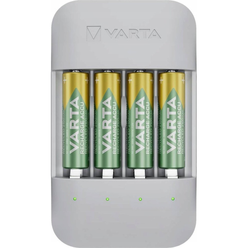Varta Eco Charger Pro Recycled 4x AA 56816 2100mAh kroviklis