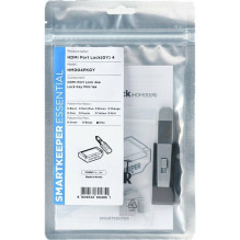 SmartKeeper Mini "HDMI Port" Blocker gray 4 pcs. + Key